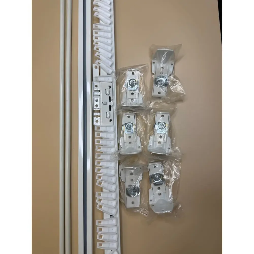 Rod Desyne Baton Draw Traverse Rod 120 to 170 in White